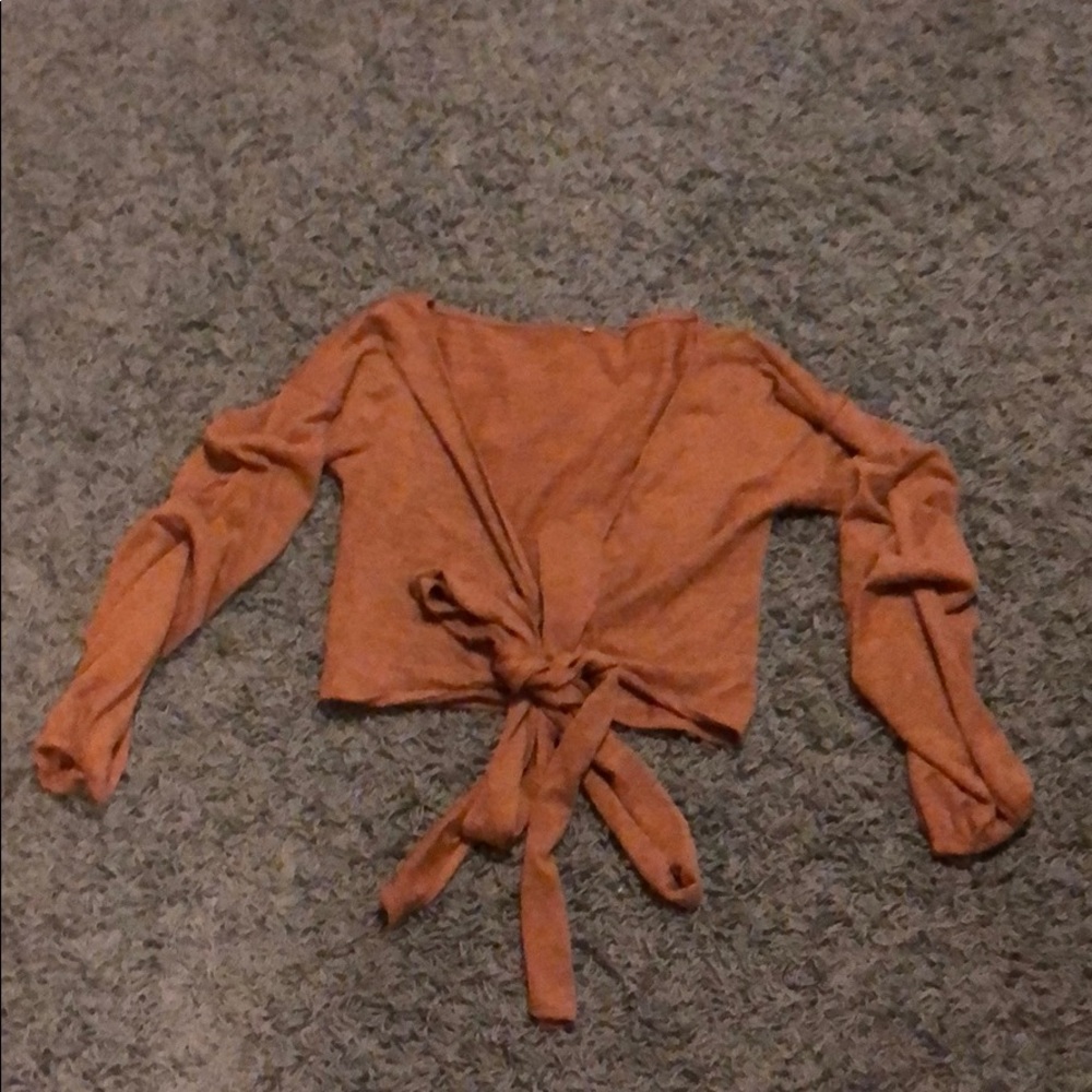Tie around crop top